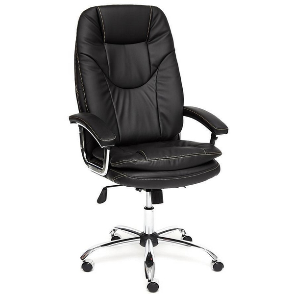 Кресло SOFTY кож/зам, черный, 36-6 Tetchair LUX 12902