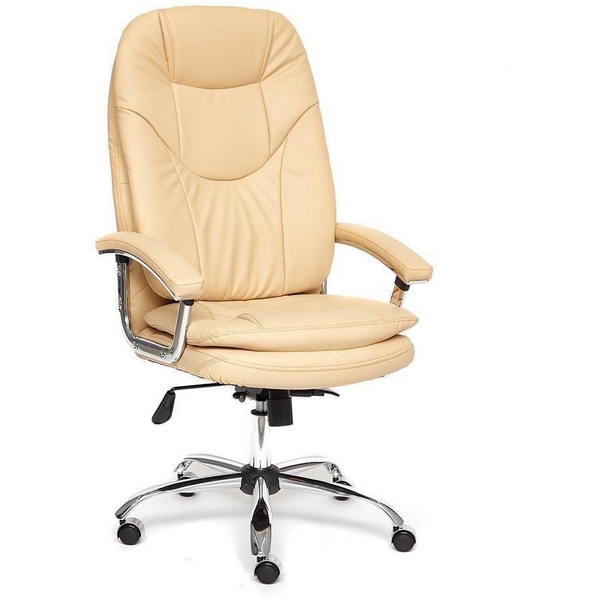 Кресло SOFTY кож/зам, бежевый, 36-34 Tetchair LUX 12901