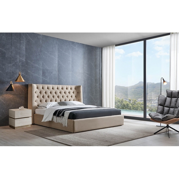 Кровать GC1726 (160-200) FA272-01 ESF 160BEIGE GC1726 160BEIGE