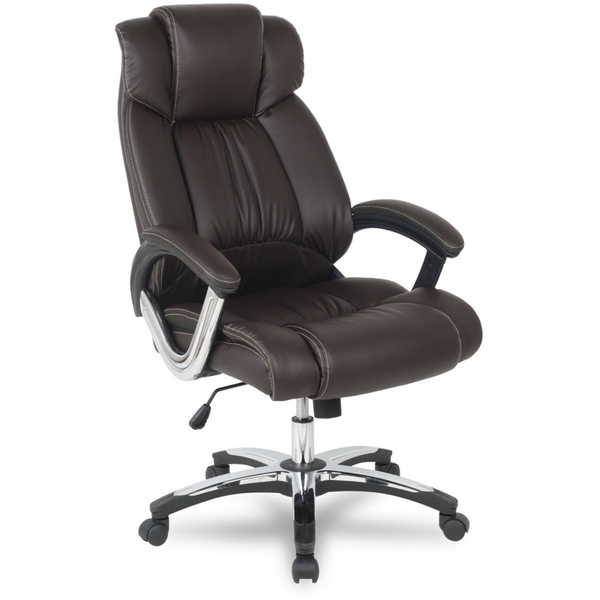 Стул для офиса руководителя с наклоном бизнес-класса College H-8766L-1/Brown