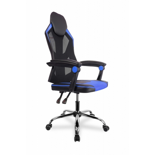 Стул с механизмом качания современного дизайна. CLG-802 LXH Blue College