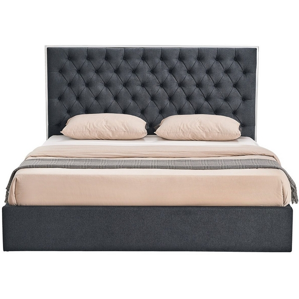 Кровать LBD1704 (160х200) серый UF860/19B ESF LBD1704(160)GREY