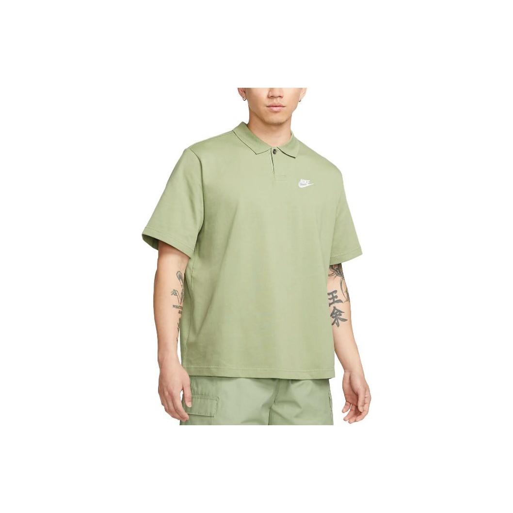 Мужские футболки-поло масляного зеленого цвета Nike Sportswear Club Matchup DX0618-386 XXL beige