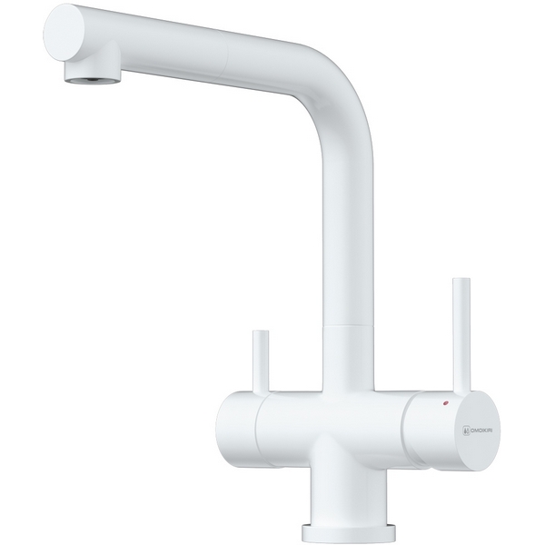 Смеситель Omoikiri Takamatsu S-PW латунь/pure white 4994357