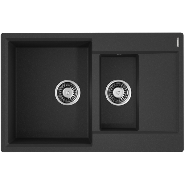 Мойка Omoikiri Daisen 78-2T-BL Tetogranit/черный 4993535