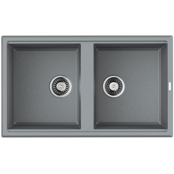 Мойка Omoikiri Tedori 86-2-GR Tetogranit/Leningrad grey 4993572