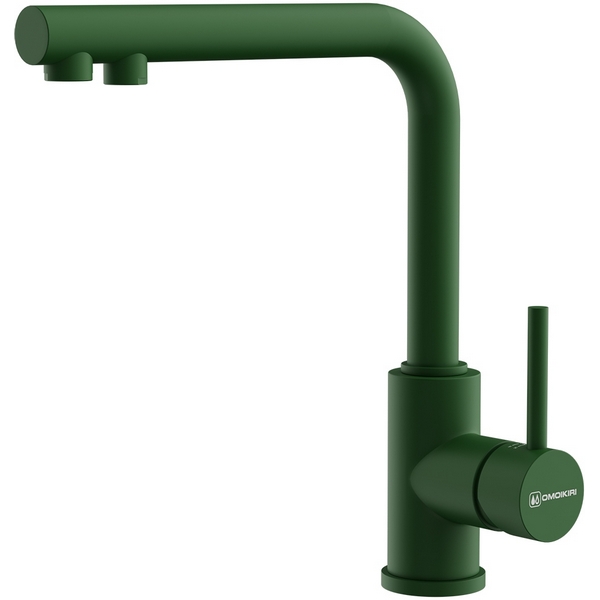 Смеситель Omoikiri Nakagawa 2 Plus-RG латунь/Royal green 4994443