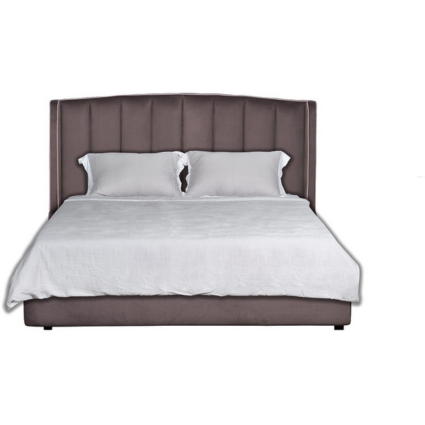 Кровать Garda Decor ODRY1К-160M-Vel19+Vel09 (Лиловый)