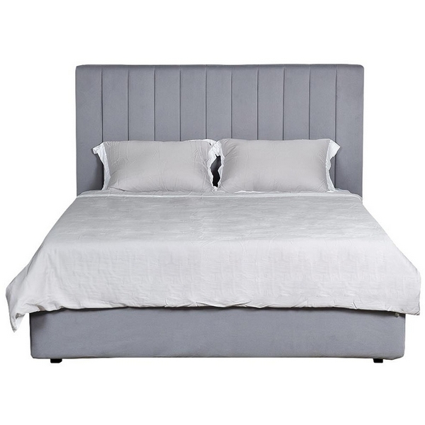 Кровать Garda Decor GD-ANDREA160-1 (Черный/Серый)