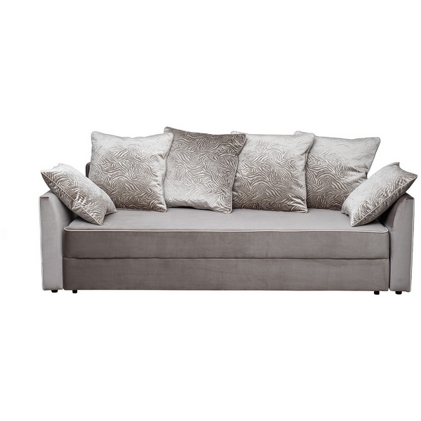 Диван Garda Decor MORES(K)-Velv SBEG+Velv ECRU+Umbr SBEG (Серо-бежевый)