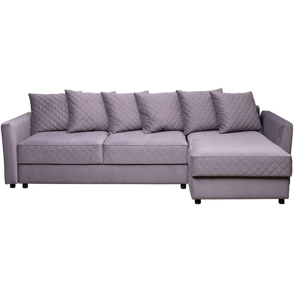 Диван Garda Decor GD-SORRENTO-290MK-3-3 (Серо-фиолетовый)
