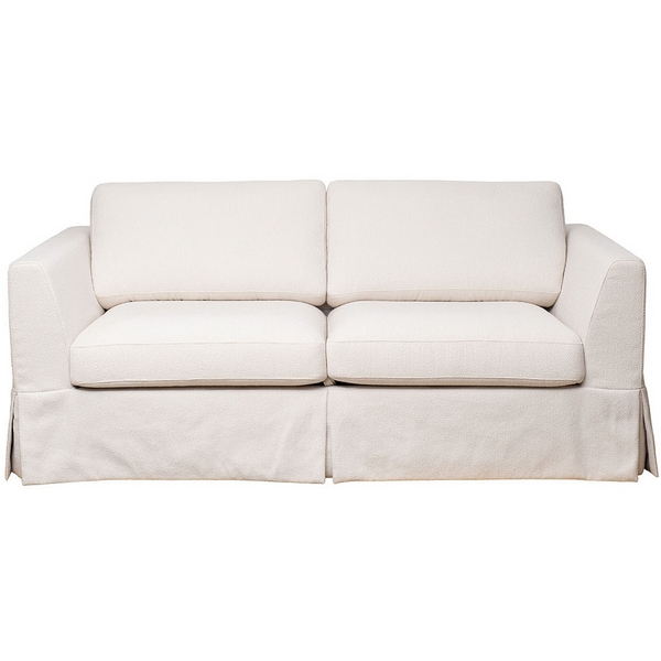 Диван Garda Decor GD-BAROLO230(CH)-3M-2 (Черный/Белый)