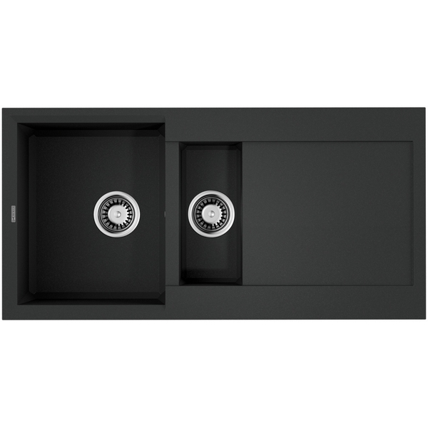 Мойка Omoikiri Sakaime 100-2-BL Tetogranit/черный 4993892