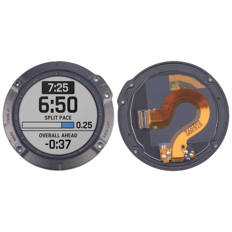 For Garmin Fenix 6 Pro Original LCD Screen with Digitizer Full Assembly 551-SPS8573BL gray QINGLONG GOODS