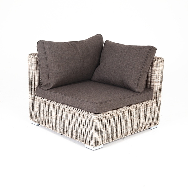 Модуль диванный угловой с подушками, цвет бежевый 4SIS Лунго YH-C1031W beige