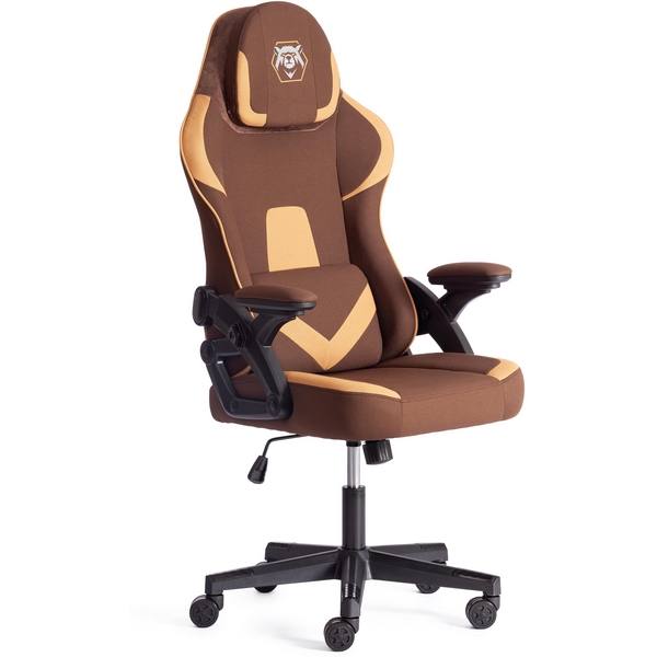 Кресло игровое с высокой спинкой Tetchair iBear (ткань/бежевый) 21297