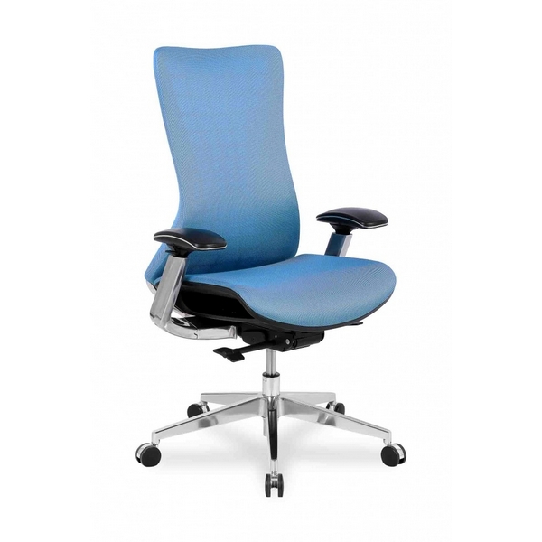 Кресло офисное на колесиках синее премиум класса College HLC-2588F/Blue