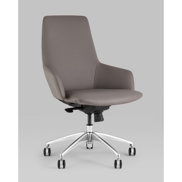 Кресло офисное TopChairs Bow серый УТ000038541
