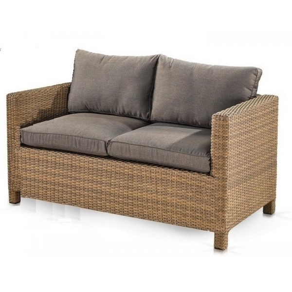 Плетеный диван Afina S59B-W65 Light Brown