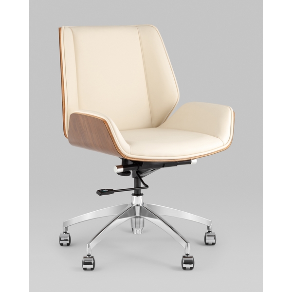 Кресло офисное TopChairs Crown SN бежевый УТ000038533