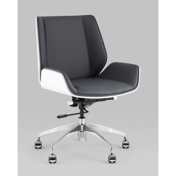 Кресло офисное TopChairs Crown SN серо-голубой УТ000038532
