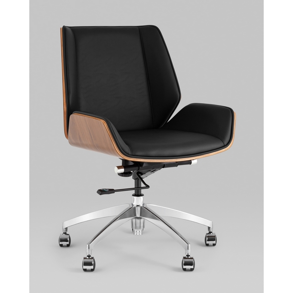 Кресло офисное TopChairs Crown SN черный УТ000038534