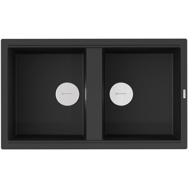 Мойка Omoikiri Kitagawa 86-2-GB Artceramic/графит 4993492