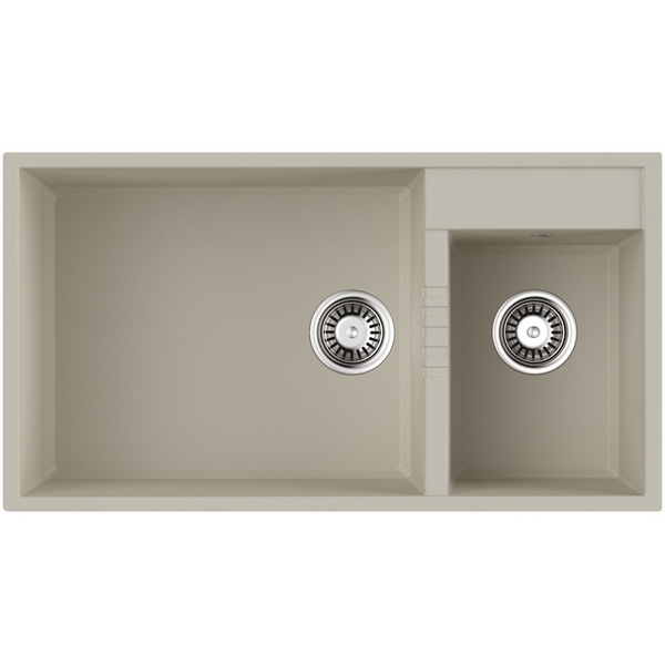 Мойка Omoikiri Tedori 85-2-U-WH Tetogranit/белый 4993943