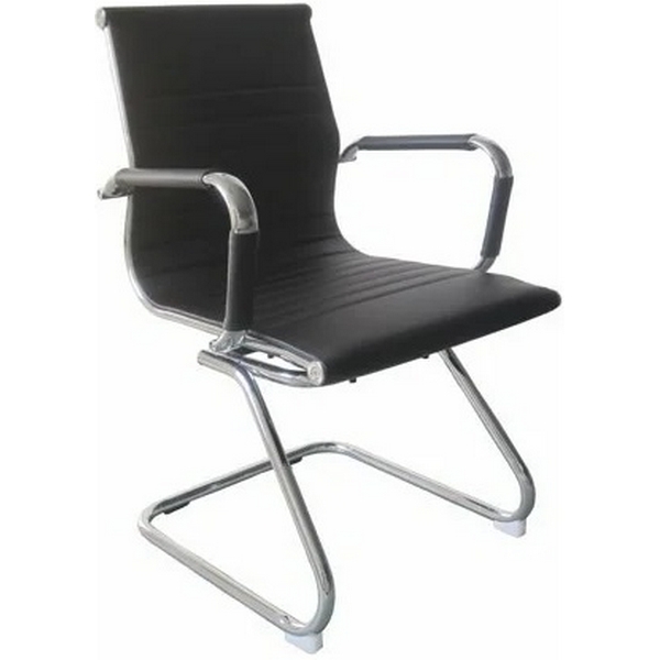 Стул для офиса руководителя с низкой спинкой Jarick 2003S black GoodKresla