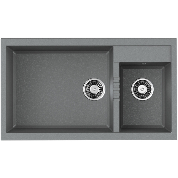 Мойка Omoikiri Tedori 86-2-LB-GR Tetogranit/leningrad grey 4993573