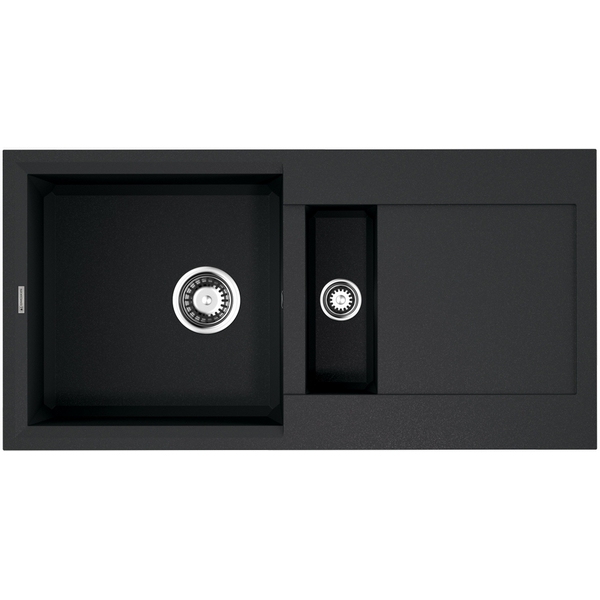Мойка Omoikiri Sakaime 86-2-BL Tetogranit/черный 4993117