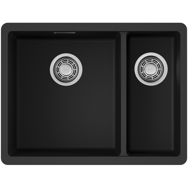 Мойка Omoikiri Kata 55-2-U-BL Artgranit/черный 4993389