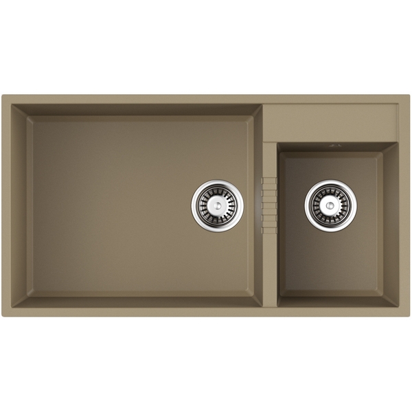 Мойка Omoikiri Tedori 85-2-U-SA Tetogranit/бежевый 4993942