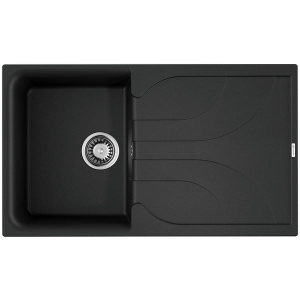 Мойка Omoikiri Yasugata 86-BL Tetogranit/черный 4993868