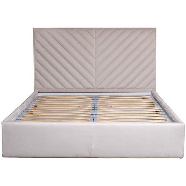 Кровать Milano Basic c подъем.мех.велюр бежевый Colt002 173*220*125 Garda Decor MILANO BASIC-160M-Colt002