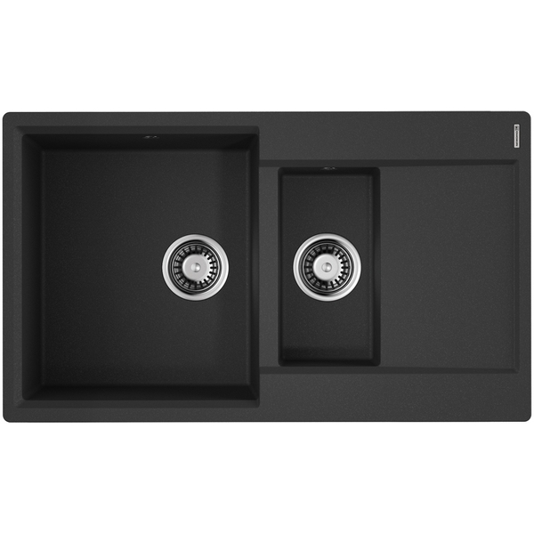 Мойка Omoikiri Daisen 86-2-BL Artgranit/черный 4993477