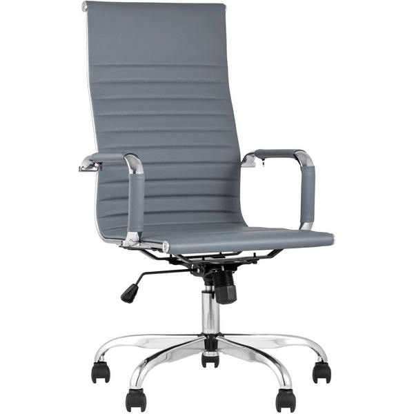 Стул для офиса руководителяв TopChairs City серый УТ000001512