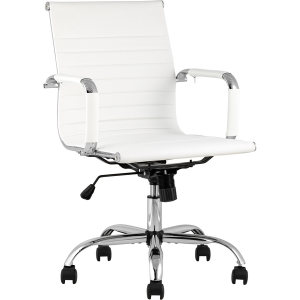 Кресло офисное - стул компьютерный с подлокотниками TopChairs City S белое УТ000032837 Stool Group