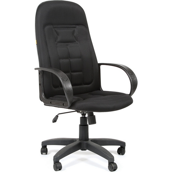 Компьютерное кресло CHAIRMAN 727 TW (Пластик,Ткань/Черный)