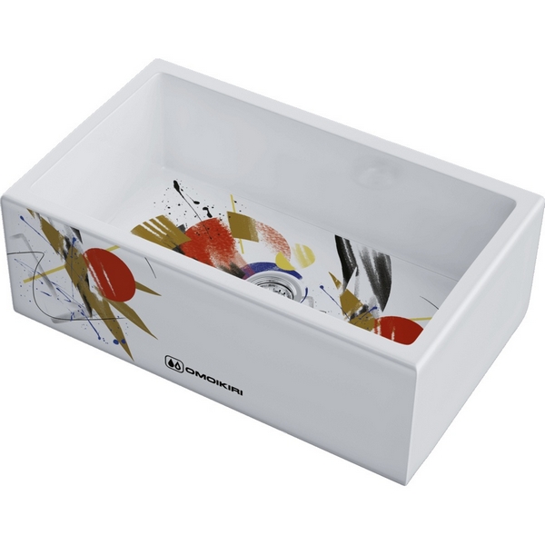 Кухонная мойка Omoikiri Mikura 76-Tokyo Natceramic/белый 4993021