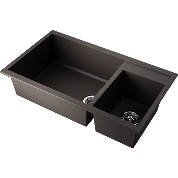 Кухонная мойка Omoikiri Tedori 86-2-LB-ES Tetogranit/espresso 4997242