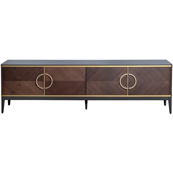 151SV-10003 Тумба под ТВ 4-х дверная шпон 200*58*40см Garda Decor