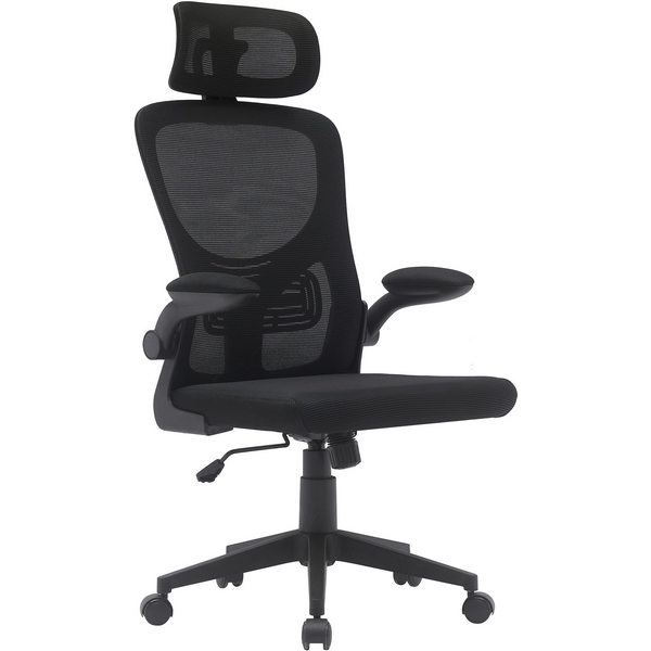 Стул для офиса с крестовиной TopChairs Airone черный УТ000036682