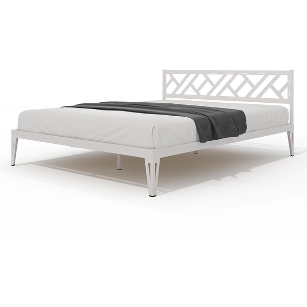 Кровать КМД 47 АЙРИС 1400, белый Форвард 102366