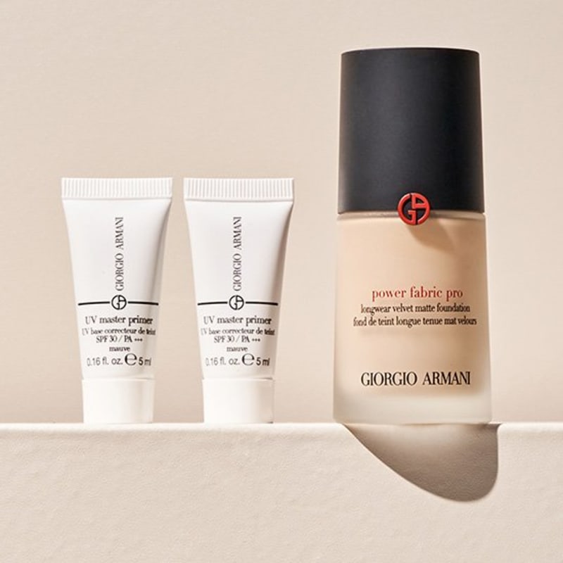 [Armani Beauty] Тональный крем Power Fabric PRO 30 мл x 7 (Выберите 1) *Включает 2 х 5 мл УФ-праймера* No. 2 white BeautyGlam