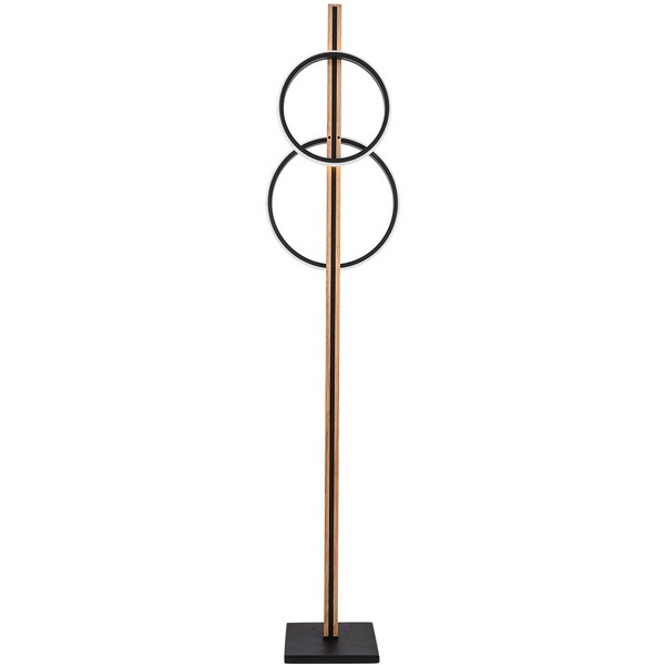 Торшер светодиодный Arte Lamp Fluido A3913PN-24BK кольцо