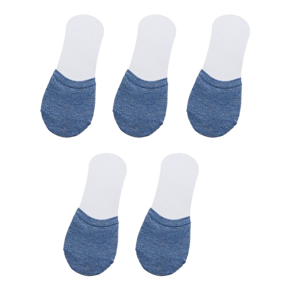 5 Pairs Candy Colors Half Foot Toe Cover Cotton Half Socks NEW Forefoot Socks  Female синий Rndkdhkim