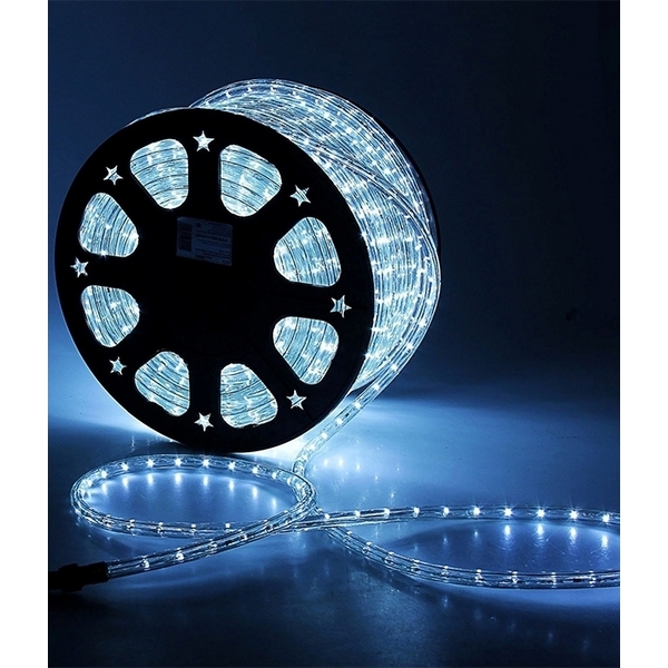 Светодиодный ?13 мм Белый 220В, LED/м, Свечение 360°, IP65, Бухта 100м Laitcom Дюралайт F3-H1-220V-W