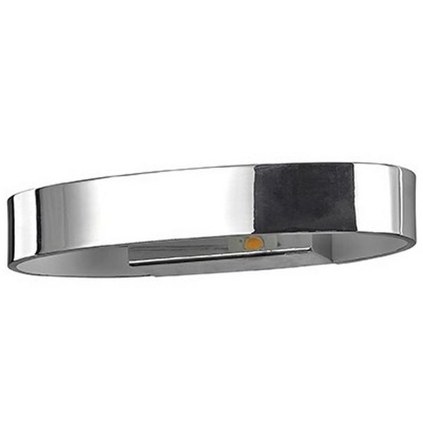 Настенный светодиодный светильник AP1 Ideal Lux Zed AP OVAL CROMO