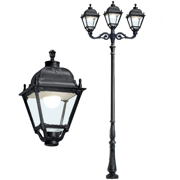 Наземный фонарь светодиодный IP55 Fumagalli Simon U33.205.M21.AXH27